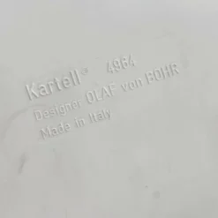 Cabinet blanc modèle “4964” par Olaf Von Bohr pour Kartell, 1970