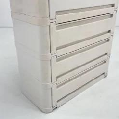 Cabinet blanc modèle “4964” par Olaf Von Bohr pour Kartell, 1970