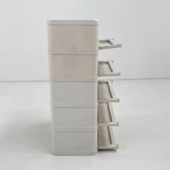 Cabinet blanc modèle “4964” par Olaf Von Bohr pour Kartell, 1970