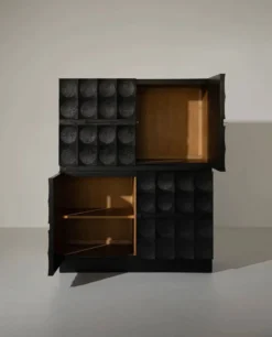 Cabinet brutaliste par J. Batenburg, Belgique années 1970
