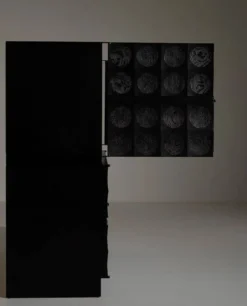 Cabinet brutaliste par J. Batenburg, Belgique années 1970