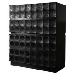 Cabinet brutaliste par J. Batenburg, Belgique années 1970