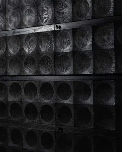 Cabinet brutaliste par J. Batenburg, Belgique années 1970