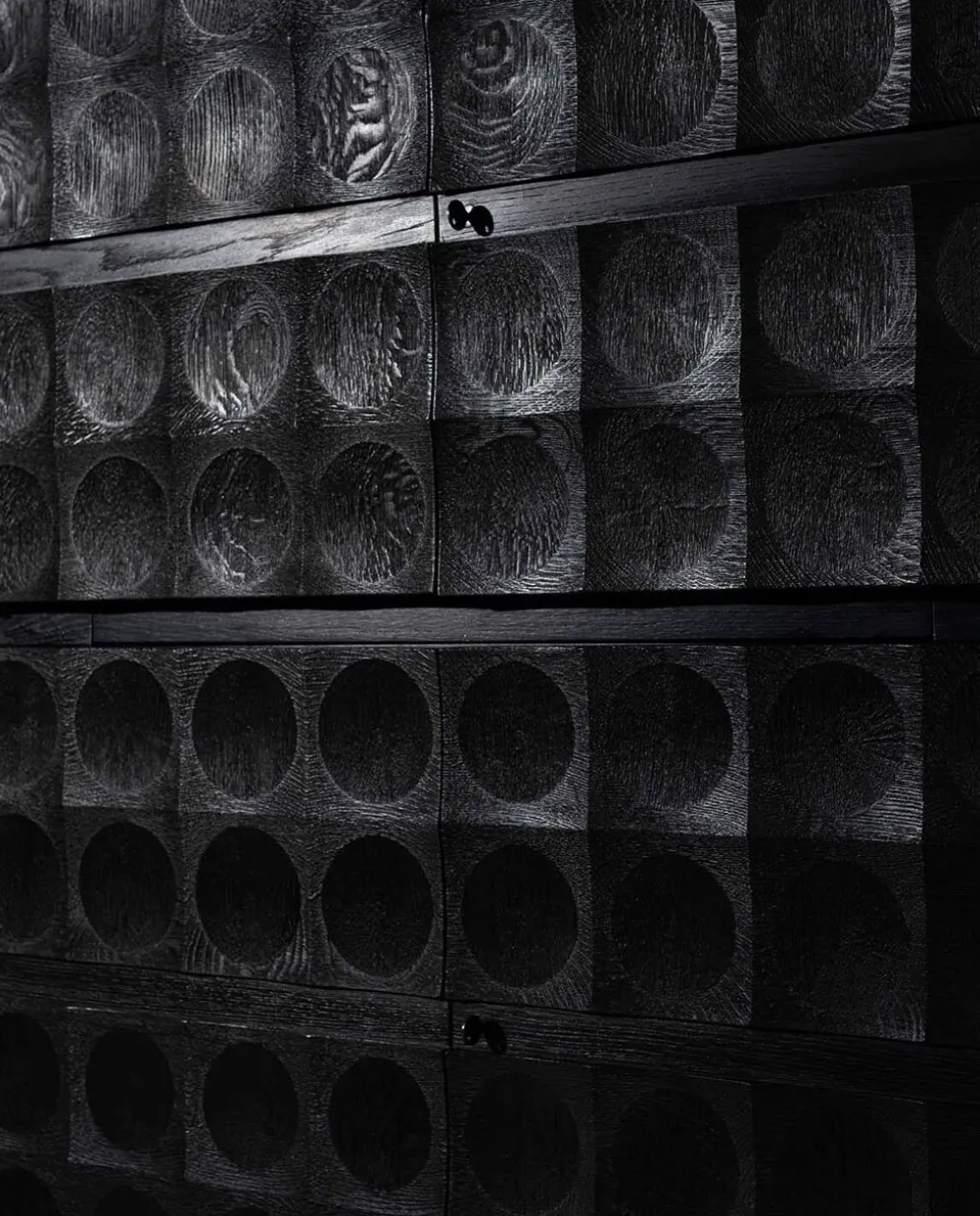 Cabinet brutaliste par J. Batenburg, Belgique années 1970