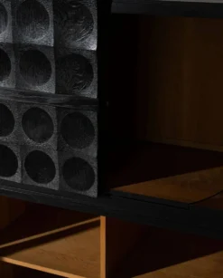 Cabinet brutaliste par J. Batenburg, Belgique années 1970