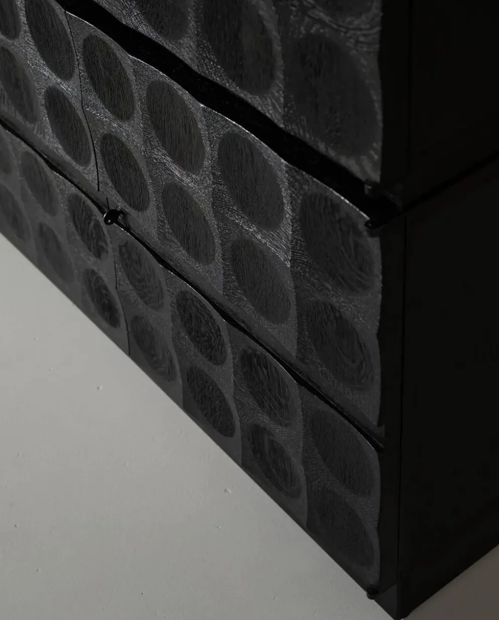 Cabinet brutaliste par J. Batenburg, Belgique années 1970