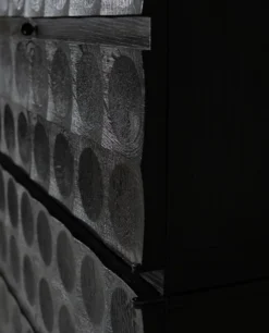Cabinet brutaliste par J. Batenburg, Belgique années 1970