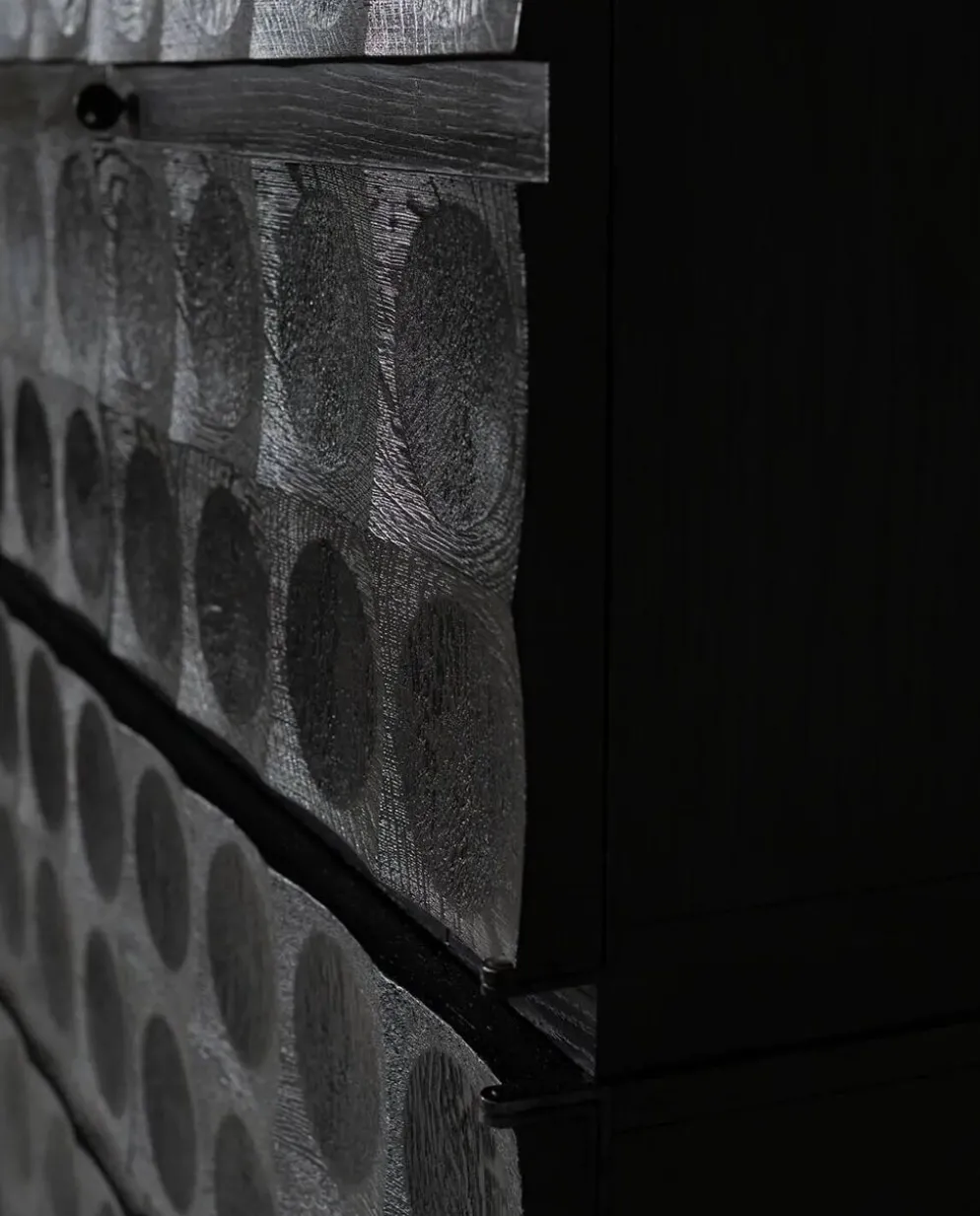 Cabinet brutaliste par J. Batenburg, Belgique années 1970