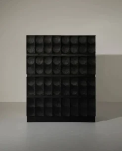 Cabinet brutaliste par J. Batenburg, Belgique années 1970