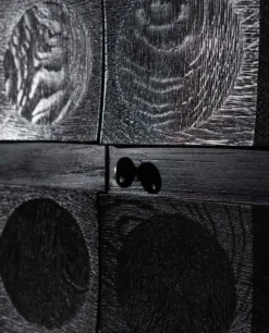Cabinet brutaliste par J. Batenburg, Belgique années 1970