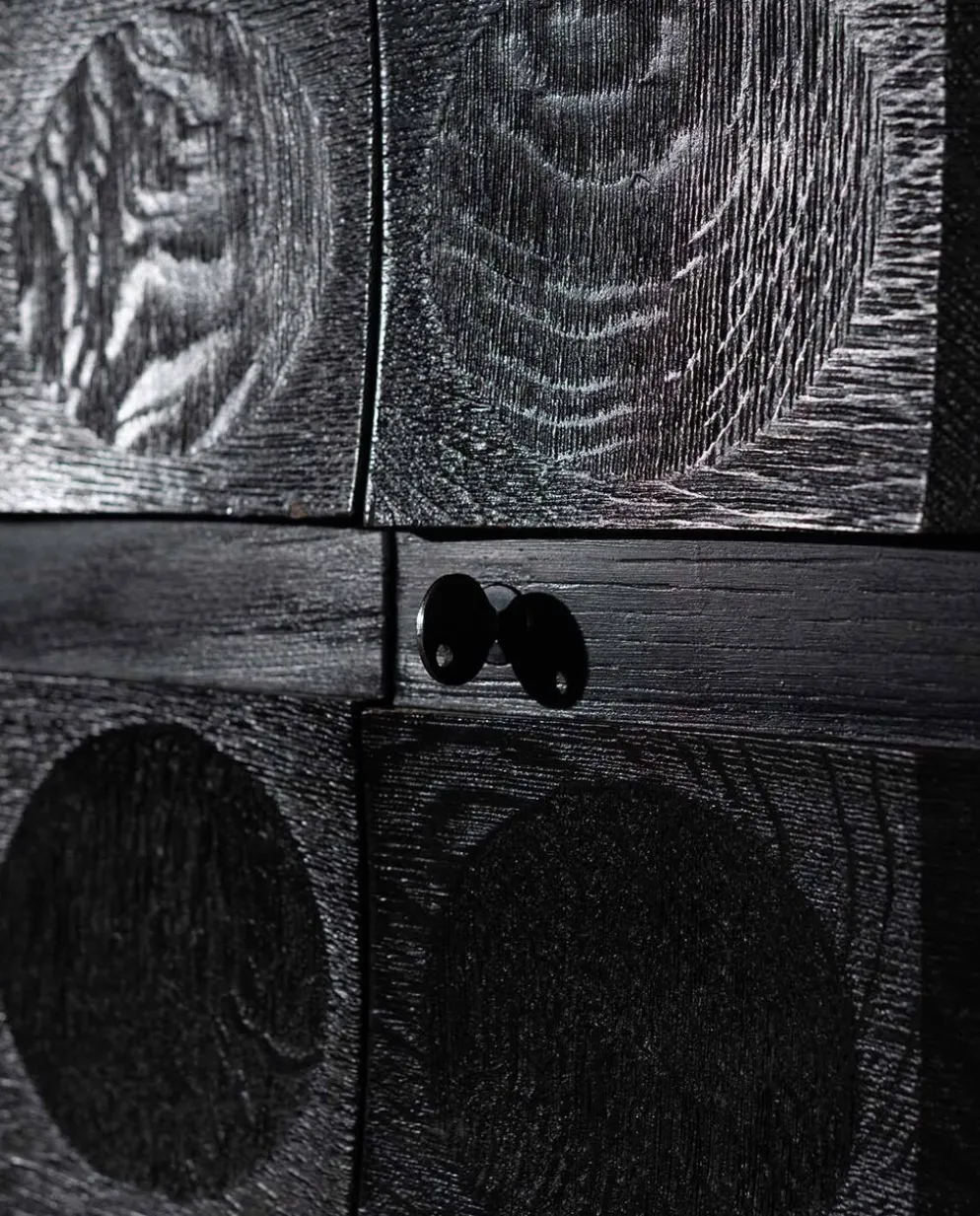 Cabinet brutaliste par J. Batenburg, Belgique années 1970