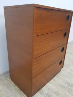 Cabinet à chaussures en teck vintage, Danemark, années 1950.