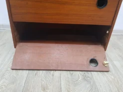 Cabinet à chaussures en teck vintage, Danemark, années 1950.