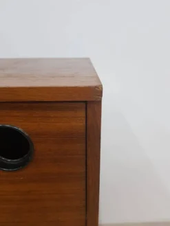 Cabinet à chaussures en teck vintage, Danemark, années 1950.