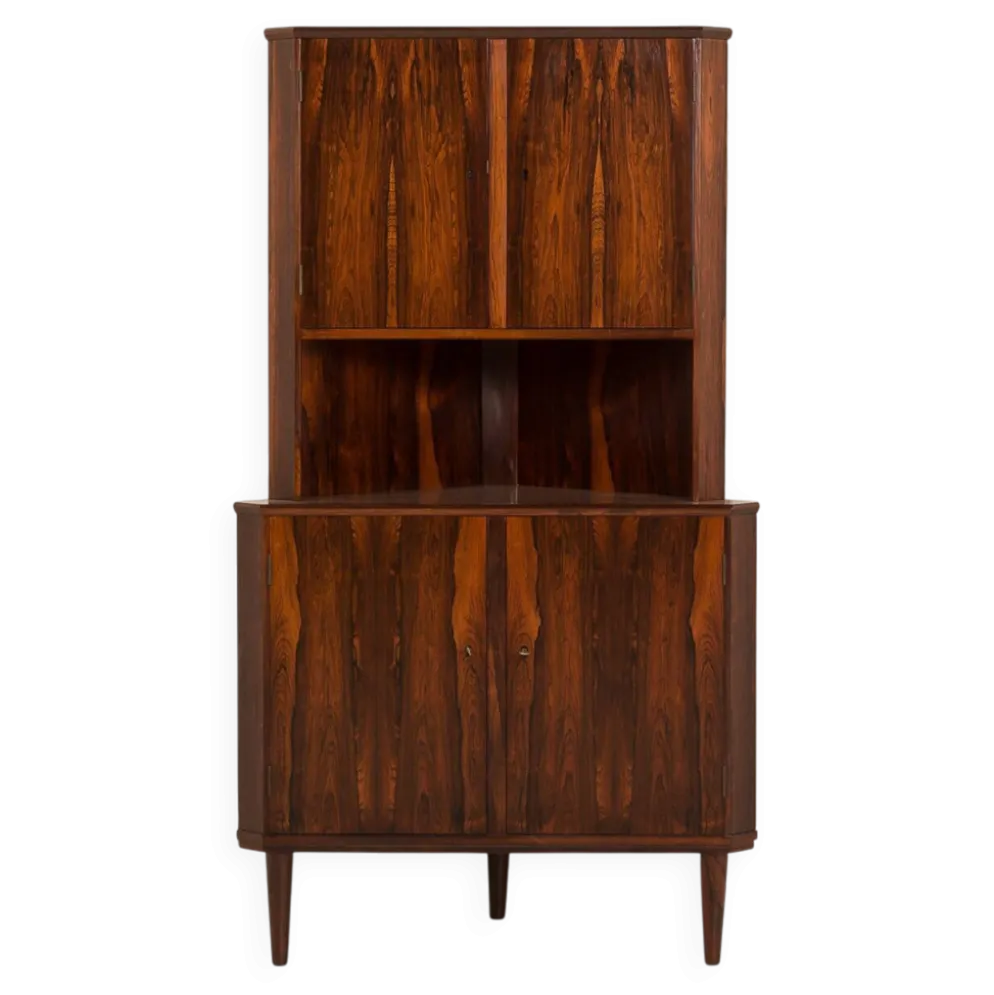 Cabinet d'angle danois des années 60 attribué à Carlo Jansen.