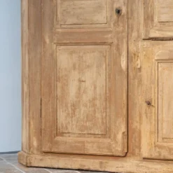 Cabinet d'angle en bois ancien, 1880