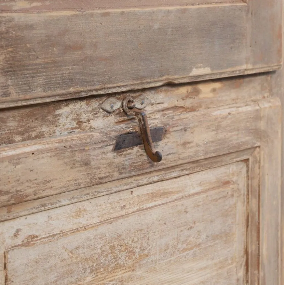 Cabinet d'angle en bois ancien, 1880