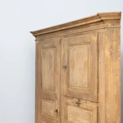 Cabinet d'angle en bois ancien, 1880