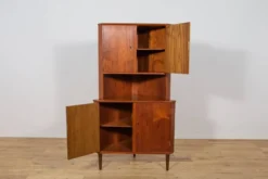 Cabinet d'angle en teck des années 1960, Danemark