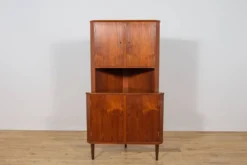 Cabinet d'angle en teck des années 1960, Danemark
