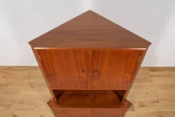 Cabinet d'angle en teck des années 1960, Danemark