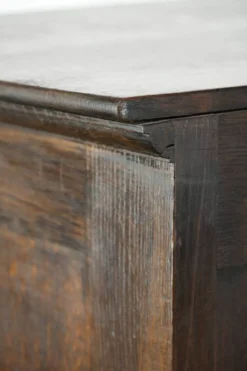 Cabinet d'archive antique anglais avec porte à enroulement en chêne du 20ème siècle