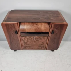 Cabinet de bar Art Déco par Jindrich Halabala pour Up Závody, années 1940