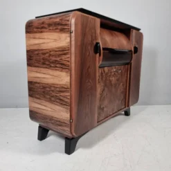 Cabinet de bar Art Déco par Jindrich Halabala pour Up Závody, années 1940