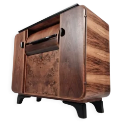 Cabinet de bar Art Déco par Jindrich Halabala pour Up Závody, années 1940