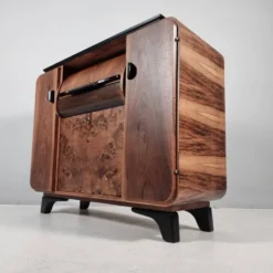 Cabinet de bar Art Déco par Jindrich Halabala pour Up Závody, années 1940