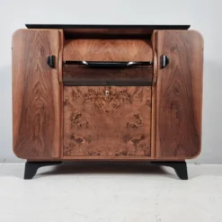 Cabinet de bar Art Déco par Jindrich Halabala pour Up Závody, années 1940