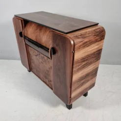 Cabinet de bar Art Déco par Jindrich Halabala pour Up Závody, années 1940