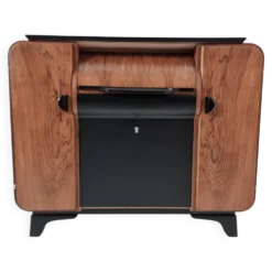 Cabinet de bar Art Déco par Jindrich Halabala pour Up Závody, années 1940.