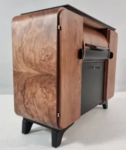 Cabinet de bar Art Déco par Jindrich Halabala pour Up Závody, années 1940.
