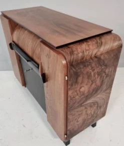 Cabinet de bar Art Déco par Jindrich Halabala pour Up Závody, années 1940.
