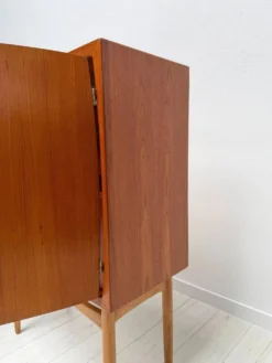 Cabinet de bar 'Bacchus' en teck vintage des années 1950 de Torbjørn Afdal, Norvège