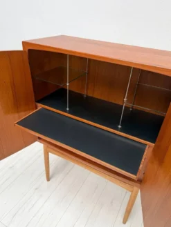 Cabinet de bar 'Bacchus' en teck vintage des années 1950 de Torbjørn Afdal, Norvège