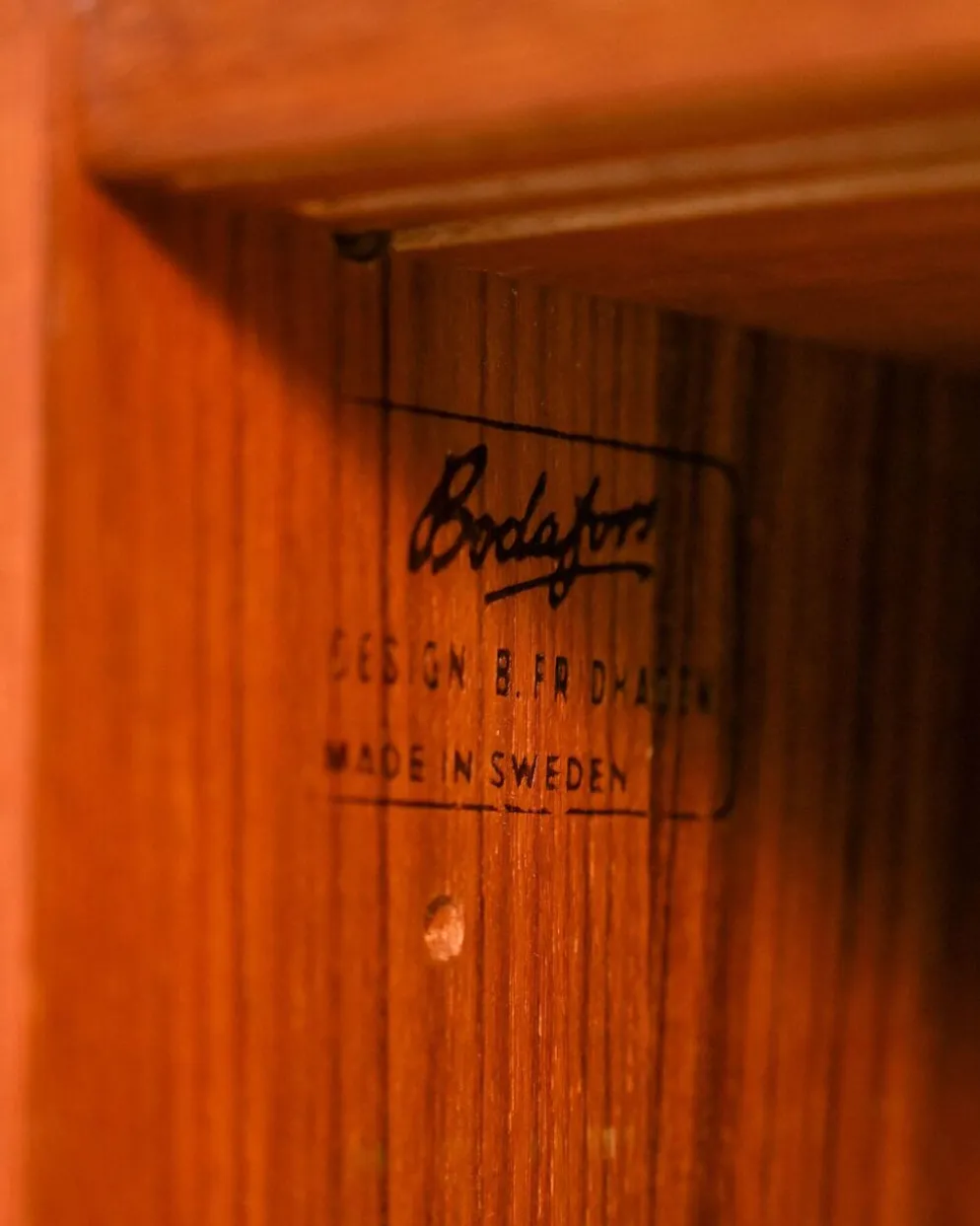 Cabinet de bar “Bodafors” par Erik Wørts, années 1960