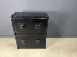Cabinet de bar brutaliste, années 1970