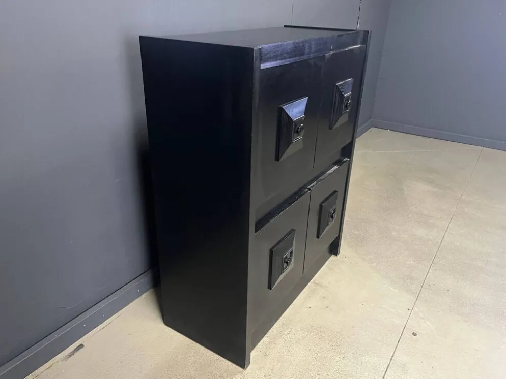 Cabinet de bar brutaliste, années 1970
