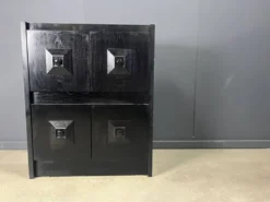 Cabinet de bar brutaliste, années 1970