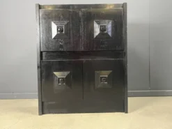 Cabinet de bar brutaliste, années 1970