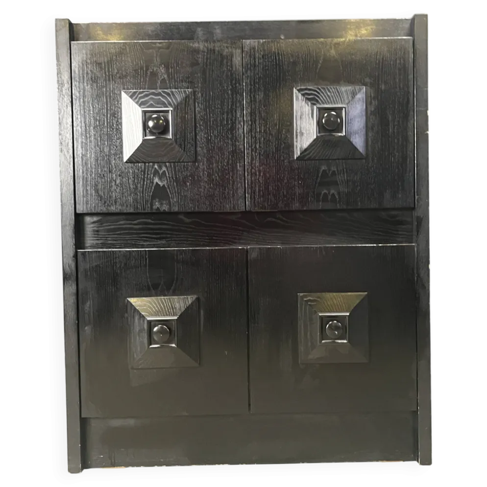 Cabinet de bar brutaliste, années 1970