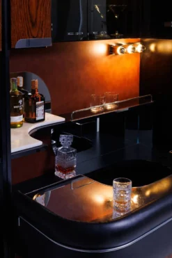 Cabinet de bar des années 70 - Italie
