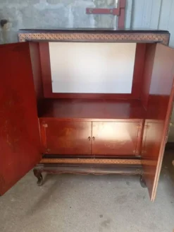 Cabinet de bar d'esprit chinois, années 1970