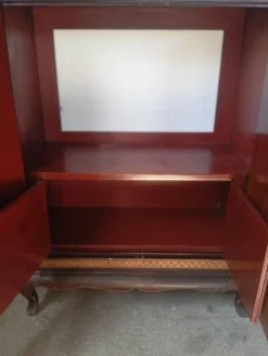 Cabinet de bar d'esprit chinois, années 1970