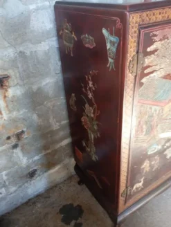 Cabinet de bar d'esprit chinois, années 1970