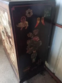 Cabinet de bar d'esprit chinois, années 1970