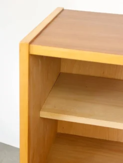 Cabinet de bar en bois scandinave moderne du milieu du siècle, années 1950