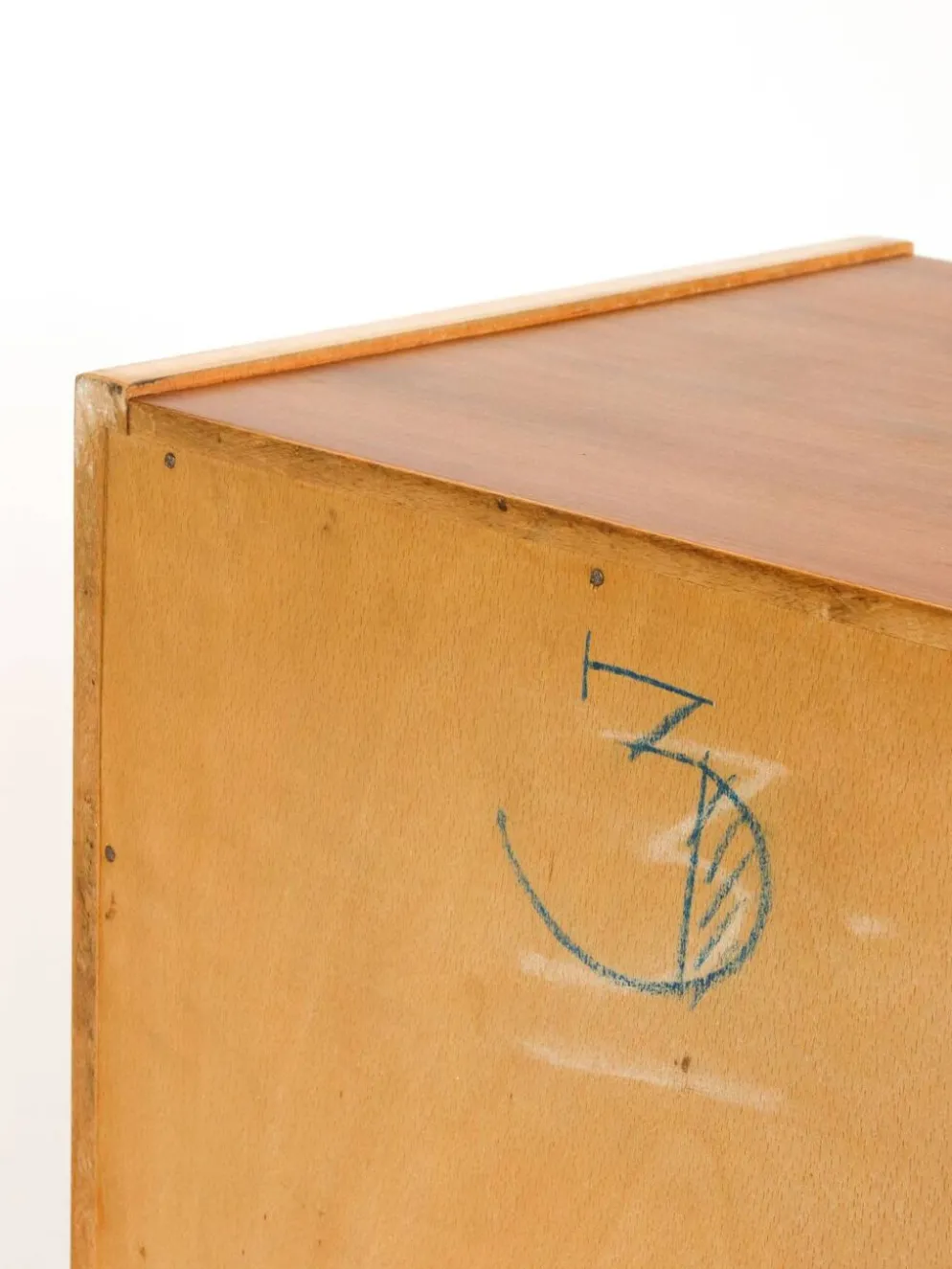Cabinet de bar en bois scandinave moderne du milieu du siècle, années 1950